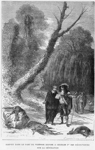 William Harvey, English physician, in Windsor Park by Unbekannt