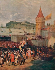 William III Landing at Brixham by Unbekannt