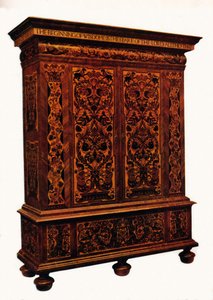 William and Mary Marquetry Cabinet, c1690 by Unbekannt