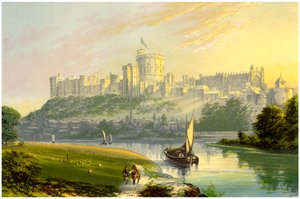 Windsor Castle, Berkshire, the Royal Residence, c1880 by Unbekannt