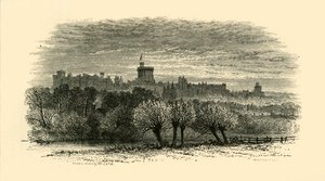 Windsor Castle from the Provosts Lodge at Eton