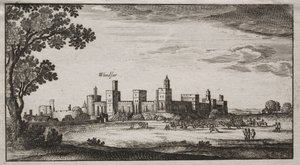 Windsor Castle from the Southeast, 1600s by Unbekannt
