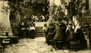 Winery at Grinzing, Vienna, Austria, c. 1935