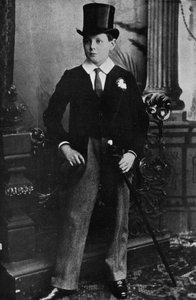 Winston Churchill as a Harrow schoolboy in 1889 by Unbekannt