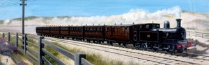 Wirral Railway train on the way to Birkenhead by Unbekannt