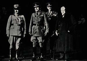 With General Diaz and Field-Marshal Haig by Unbekannt