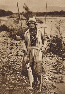 With a catch at Tokanu, New Zealand, c1927 by Unbekannt