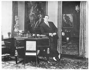 Wolfgang Gurlitt in the Study of His Gallery at the Potsdamer Strasse, Berlin, c. 1925