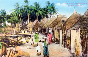 Wolof, or Ouolof village, Senegal, 20th century by Unbekannt