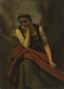 Woman Meditating, after 1868