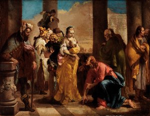 Woman Taken in Adultery by Unbekannt