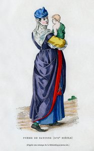 Woman of Bayonne, France, 16th century 1882-1884 by Unbekannt