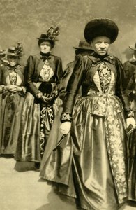 Women in traditional costume, Schruns, Vorarlberg, Austria, c1935