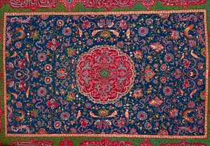 Woollen Carpet, Enriched with Gold and Silver Thread. Persian, Late 16th Century, 1903 by Unbekannt
