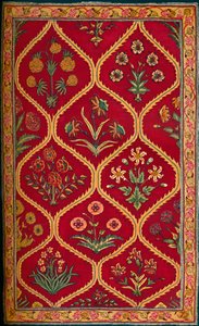 Woollen Carpet. Indian Royal Factory of Lahore by Unbekannt