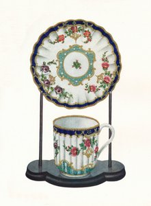 Worcester cup and saucer