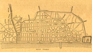 Wrens Plan for Rebuilding London by Unbekannt