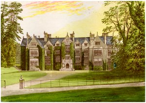 Wroxton Abbey, Oxfordshire, home of the North family, c1880 by Unbekannt