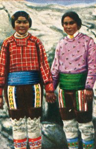 Young Inuit Women, Greenland by Unbekannt