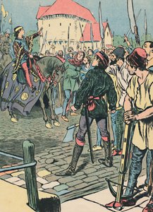 Young King Richard Quells the Rebellion, c1907