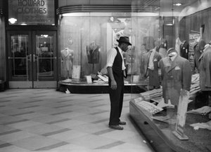 Young Man Window Shopping, United States, c.1941
