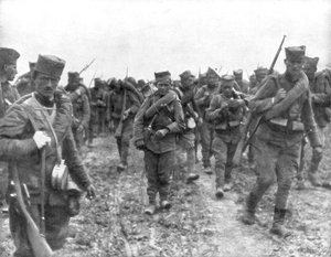 Young Serbian recruits by Unbekannt