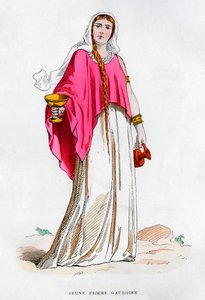 Young Female Gaul by Unbekannt