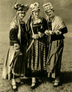Young Women in Traditional Costume, Styria, Austria
