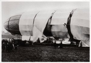Zeppelin LZ2 after its destruction, 1906 1933 by Unbekannt