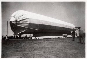 Zeppelin LZ 5 at Goeppingen, Germany by Unbekannt