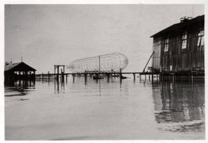 Zeppelin LZ 6 Under Construction, Germany