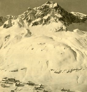 Zürs and the Hasenfluh Peak, Vorarlberg, Austria by Unbekannt
