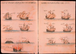 Portuguese Fleet under Cabral 1500