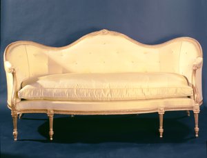 Adam style settee, c.1780 by Unbekannt Unbekannt