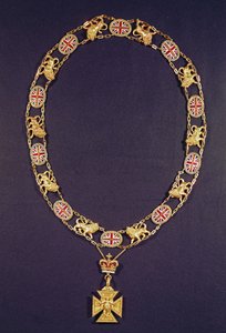 Collar of Honour, Gold and Enamel, Presented to the Duke of Wellington (1769-1852), by George IV, c.1825 by Unbekannt Unbekannt