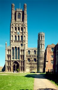 Ely Cathedral, West Facade by Unbekannt Unbekannt