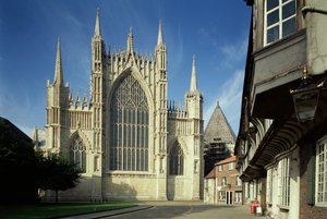 Exterior view of York Minster, Yorkshire by Unbekannt Unbekannt