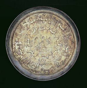 Gilded Silver Dish from the Bernardini Tomb at Praeneste by Unbekannt Unbekannt