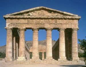 Greek Temple, c.424-416 BC (detail) by Unbekannt Unbekannt