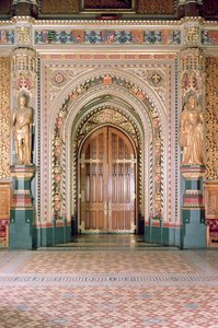 Houses of Parliament, Entrance to the Robing Room, Royal Gallery, c.1841, Sir Charles Barry & Augustus Pugin, Westminster, London, UK