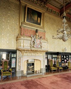 Interior of the Venetian Drawing Room, Carlton Towers, Yorkshire