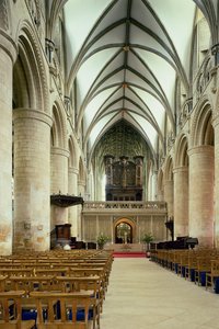 Interior of the Nave, Gloucester Cathedral