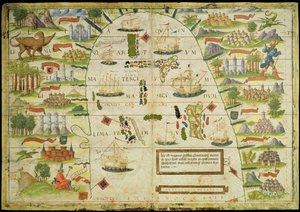 Map of the China Sea, from a Facsimile of the 