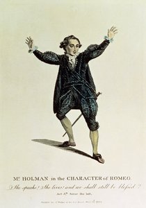 Mr Holman in the Character of Romeo