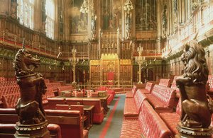 Palace of Westminster, Interior of the House of Lords