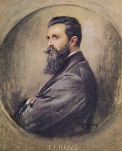Portrait of Theodor Hertzl (1860-1904)