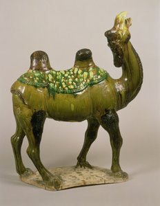 Pottery Chinese wailing camel, Tang Dynasty, 8th century by Unbekannt Unbekannt