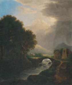 Romantic Landscape with Bridge