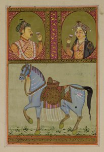Shah Jahan and Mumtaz Mahal, Mughal by Unbekannt Unbekannt