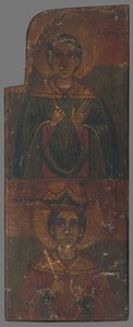 Saint Demetrius, Saint Catherine by Unbekannt Unbekannt